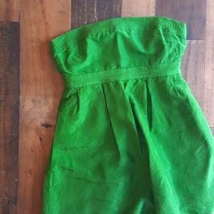 J. Crew 》Strapless Silk Dress